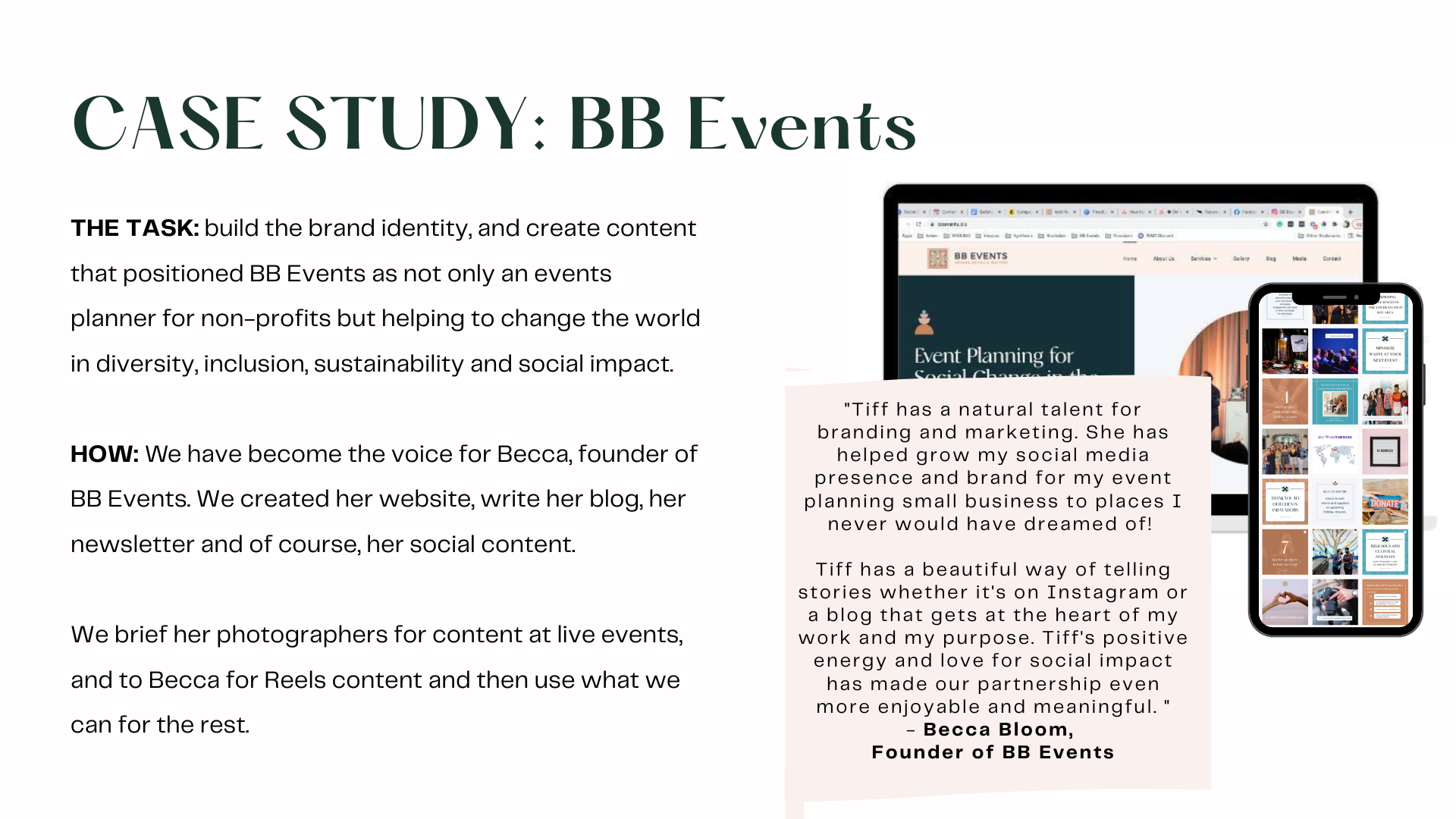 The Social Story Case Study - BB Events