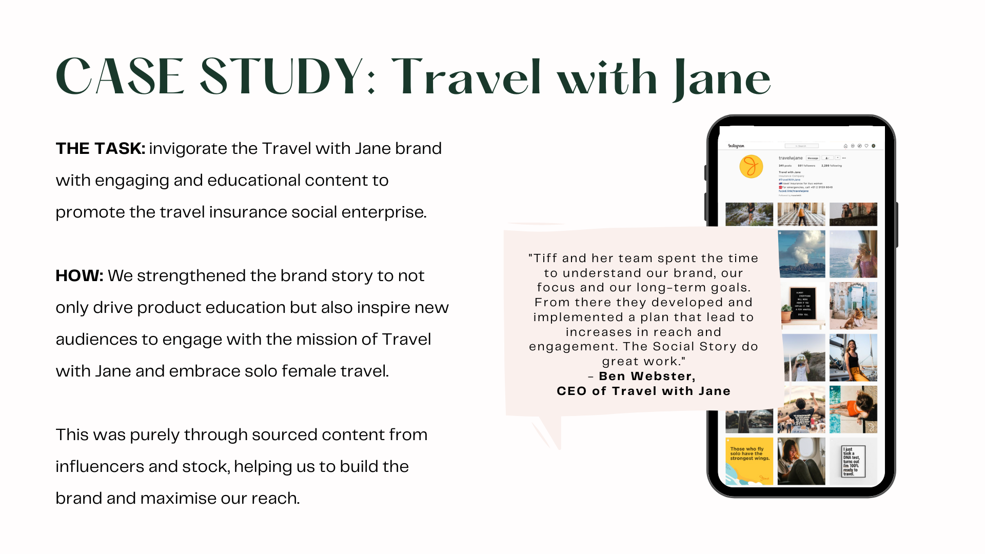 The Social Story Case Study - Travel With Jane