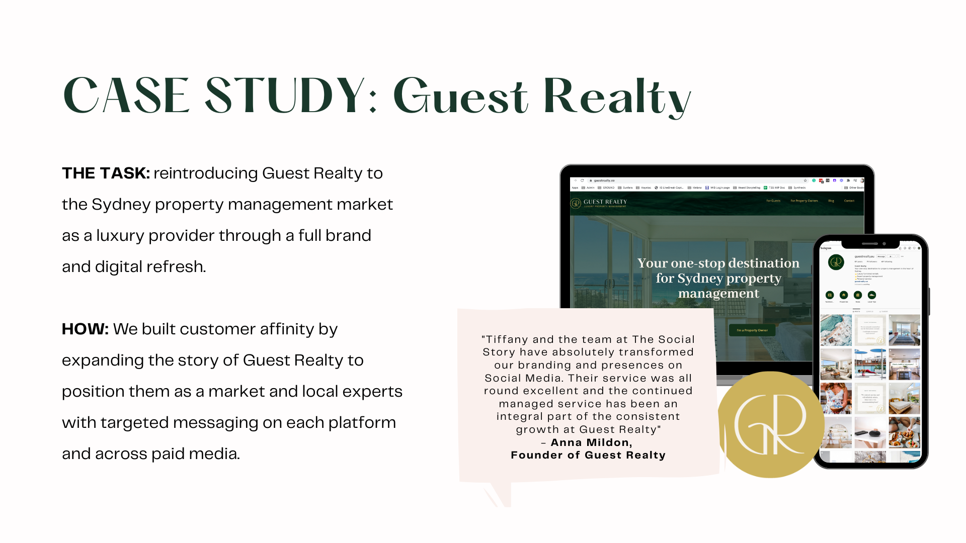 The Social Story Case Study - Guest Realty